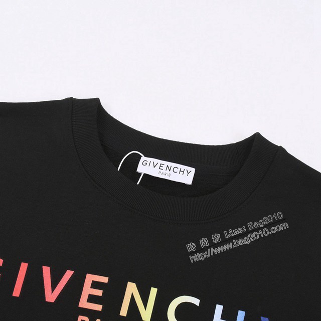Givenchy專櫃紀梵希專門店2023FW新款彩虹漸變印花衛衣 男女同款 tzy3091